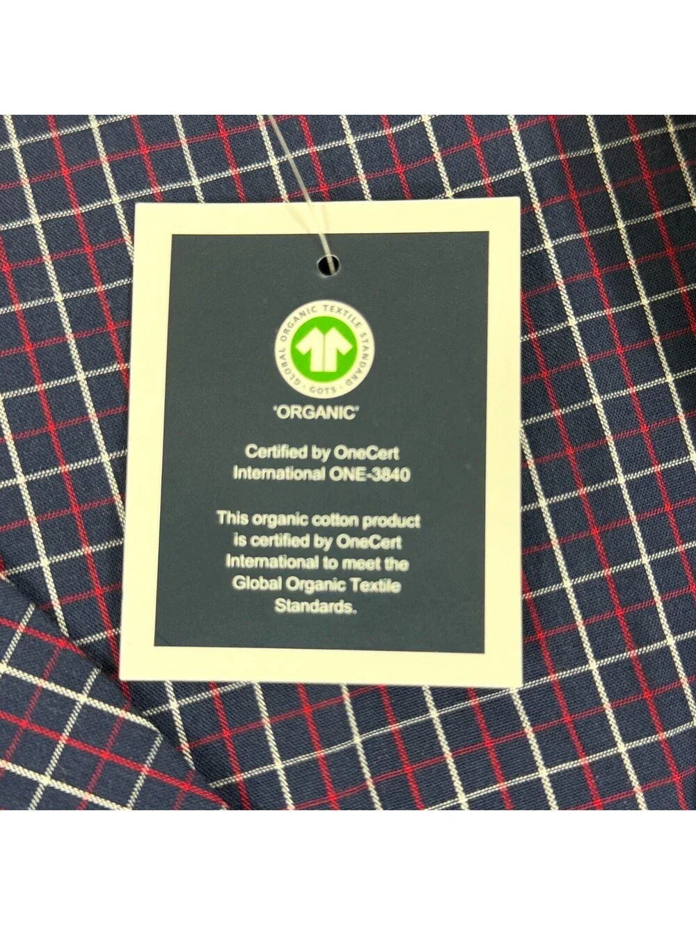 Club Room Pajama Sleep Shirts Organic Cotton L Plaid Button Front NWT (2 Shirts)
